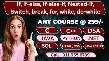 C Language Tutorial | Conditional statements and Loops | By Srinivas | Ameerpet Technologies