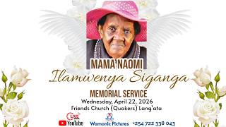 Memorial Service - Kukhu Naomi Ilamwenya Siganga