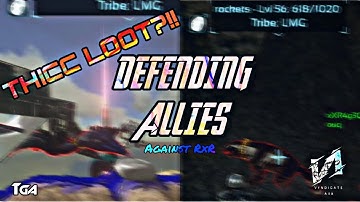 ARK MOBILE | OFFICIAL PVP | DEFENDING MY ALLY FROM INVADERS!!