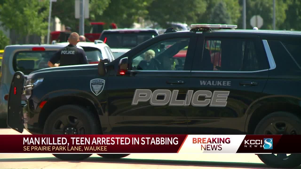 Man killed, teen arrested in stabbing in Waukee - YouTube