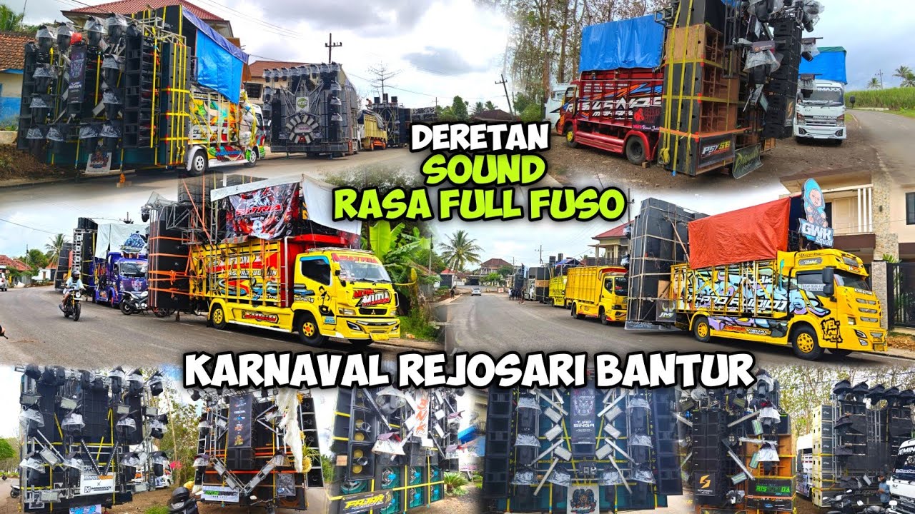 Sangar🔥Spek Rata Kanan Semua Rasa Full Fuso..Daftar Sound & Rute Karnaval Rejosari Bantur 