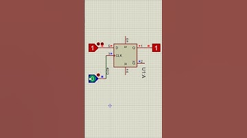 D Latch Simulation CD4013 IC