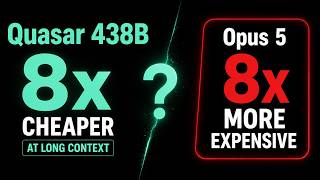 This new model is 8x cheaper than Opus 5 at long context. Nobody knows what it is