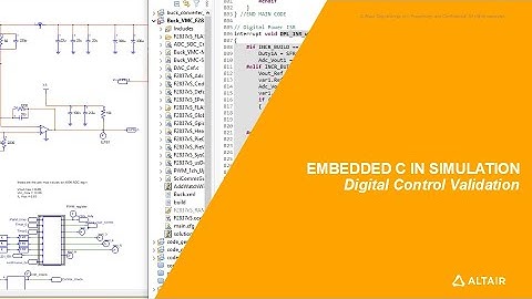 C Code in Simulation | Validate an embedded project with PSIM | webinar recording
