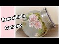 Como hacer un Esmerilado casero con pintura decorativa.