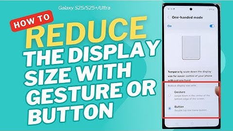 📱 How to Reduce Display Size with Gesture or Button on Samsung Galaxy A53/A54/A55 🔧