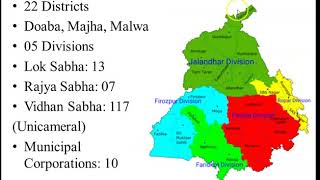 Punjab (MP, MLA, Divisions, MC, Regions)