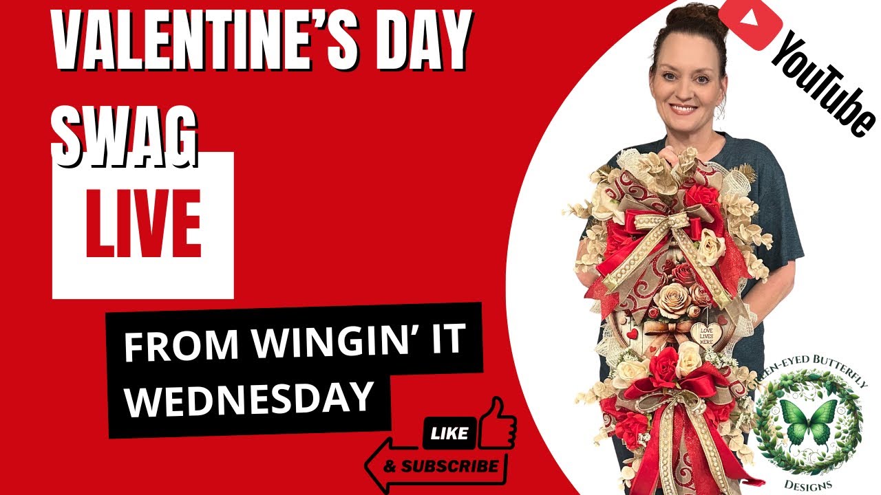 LIVE Craft Replay | Wingin’ It Wednesday Valentine’s Decor 💘