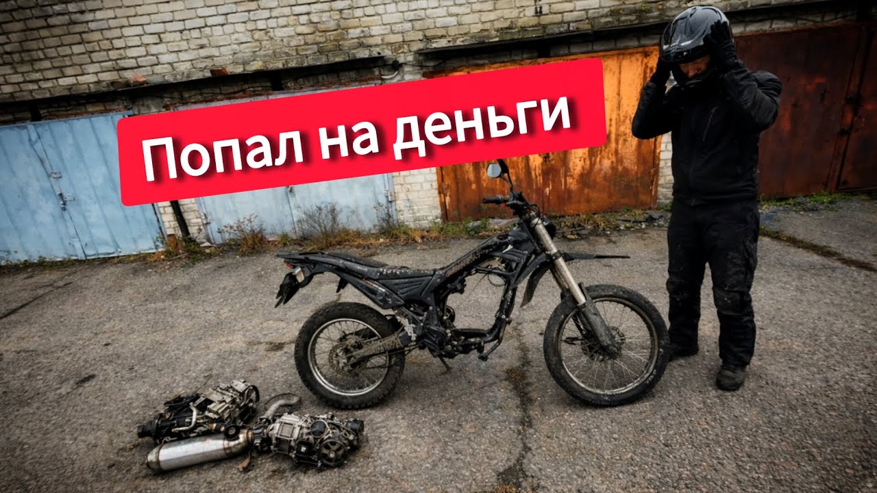 Купил убитый мотоцикл за 500