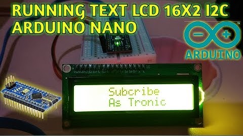 Cara membuat Running text  Arduino dengan LCD 16x2| ランニングのテキストの作り方Arduino LCD 16x2 付け
