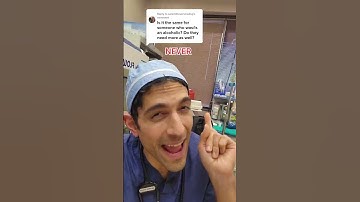 Thumbnail of Alcohol before surgery... 😬