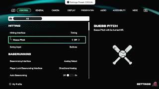 MLB The Show 26 How to Change Hitting interface