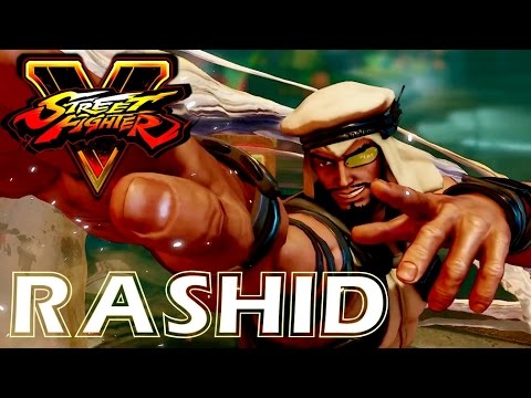 Street Fighter V: RASHID TRAILER SFV - YouTube
