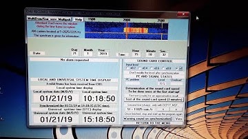 Decoding CHU Canada on 3.33MHz with clock program from multipsk package.