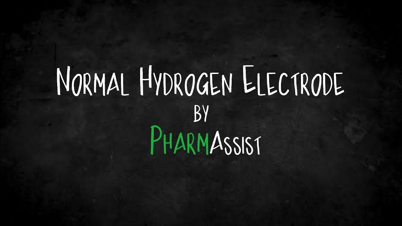 Types of Electrodes & Normal Hydrogen Electrode Bpharm 1st Sem By
