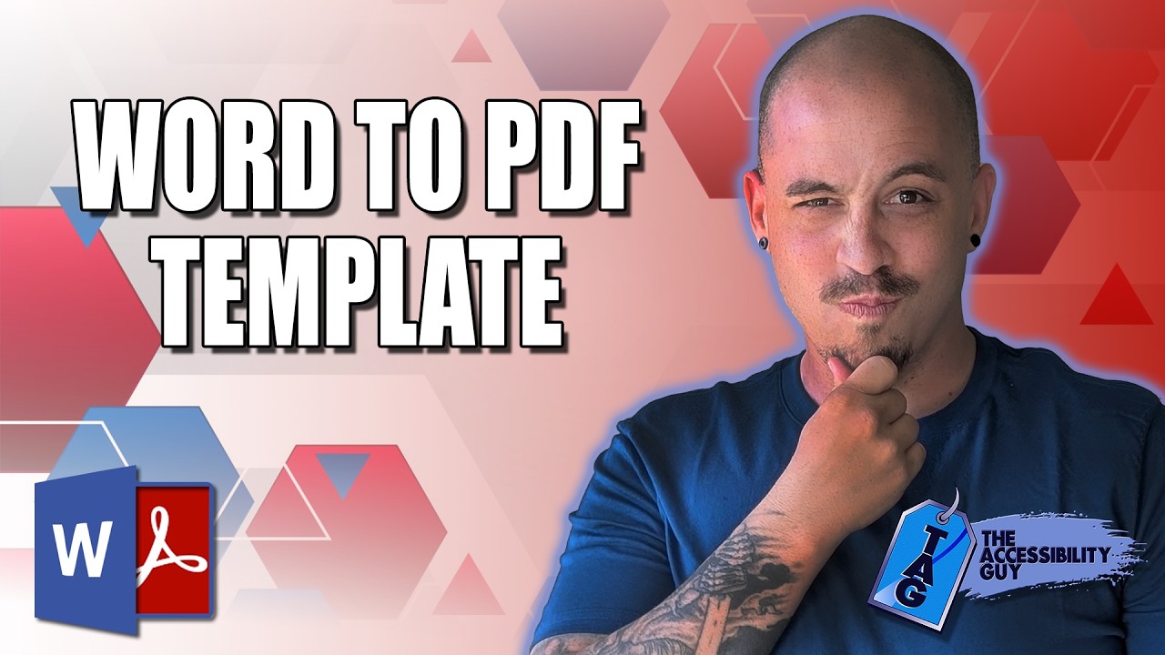 Word to PDF Accessibility Made Easy - YouTube