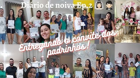 ENTREGANDO O CONVITE DOS PADRINHOS | DIÁRIO DE NOIVA EP. 2 👰🏻‍♀️🤵🏻‍♂️