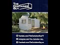 Solar Powered Off Grid Shack Built from a Shipping Container