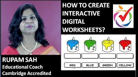 Creating Interactive Digital Worksheets