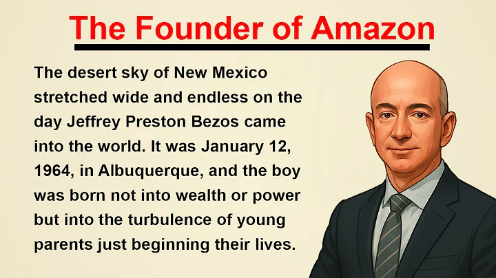 The Founder of Amazon 💻 || Jeff Bezos Success Story || Learn English Through Story Level 3