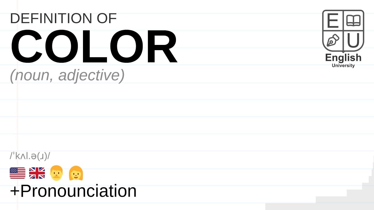 Definitions For Colors