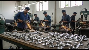 Incredible Process Of Traditional Brass Door Handle Making/Door Handle Ideas