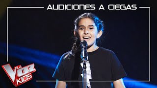 Video thumbnail of "Salomé Iranzo canta 'Qué bonita la vida' | Audiciones a ciegas | La Voz Kids Antena 3 2022"