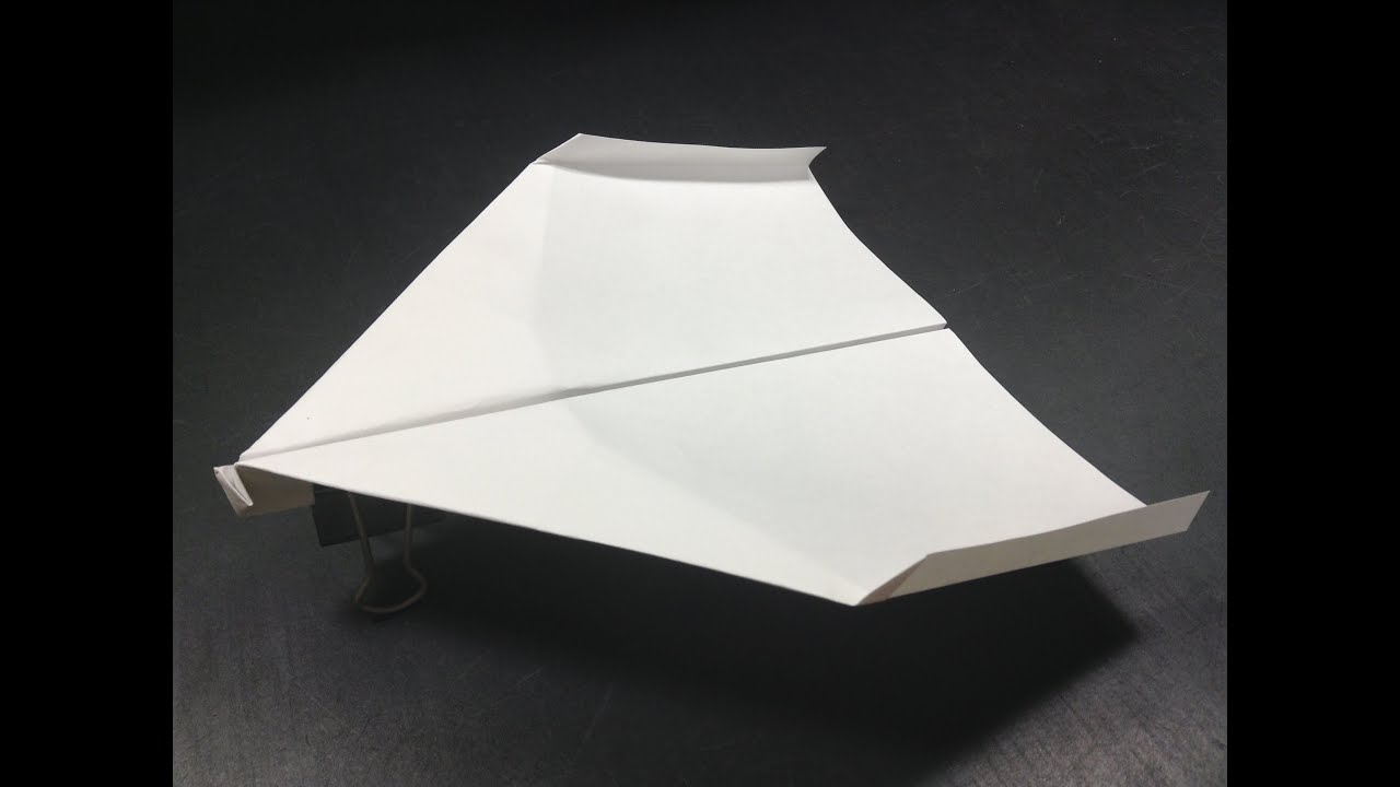 ギネス認定 折り紙origami 世界一飛行時間が長い紙飛行機の折り方 The Best In The World Paper Airplane Youtube