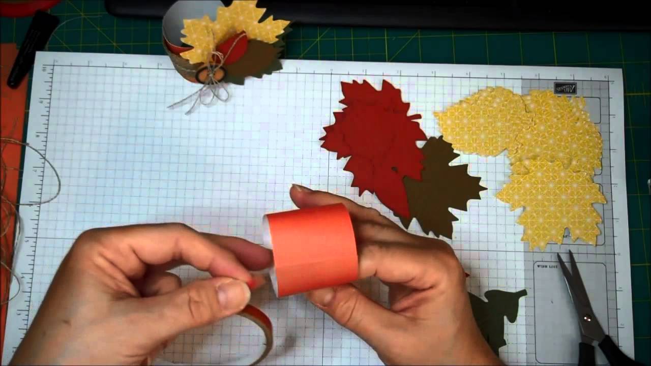 Stampin' Up! Autumn Accents Thanksgiving Napkin Rings YouTube