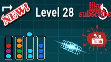 Ball Sort Puzzle Level 28 Color Sorting Games Level 28