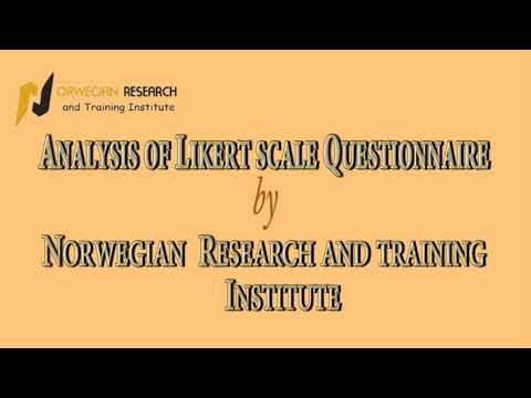 THE BEST WAY TO ANALYSE YOUR LIKERT SCALE QUESTIONNAIRE for Ph.D and Masters students