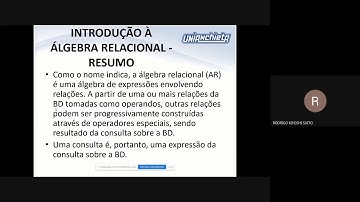 2020-09-15 - BD - Aula 07 B - Algebra Relacional