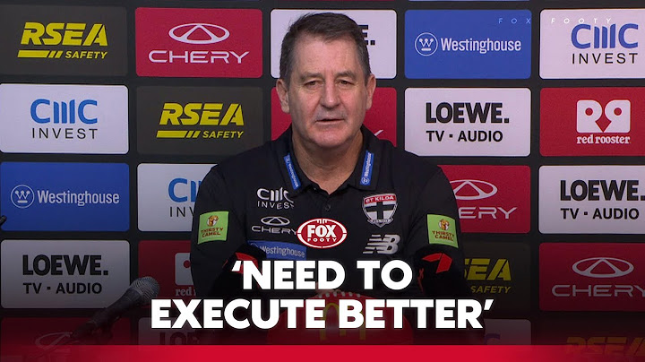 Ross left frustrated after costly turnovers give Swans the upper hand | St Kilda Press Conference