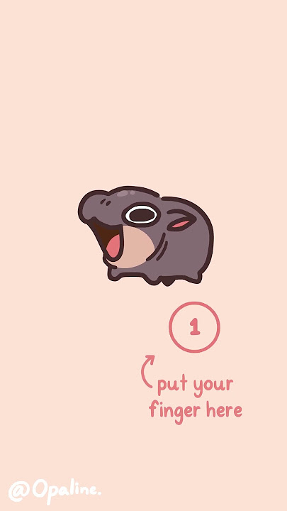 Moo Deng! The lil bouncy guy | #animation #art #hippo