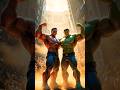 Red Hulk vs Green Hulk 😂 | Muscles Showdown | Funny Fight Gone Viral | #trending #hulk #shorts