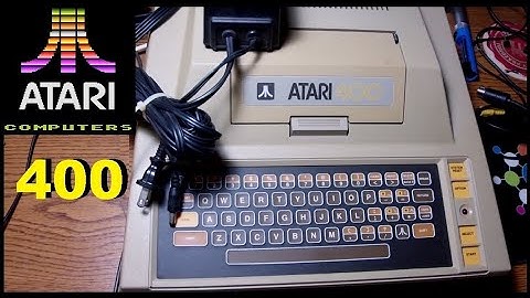 ATARI 400 - 1979 - Quick first look on the first model of the Atari 8-bit series.