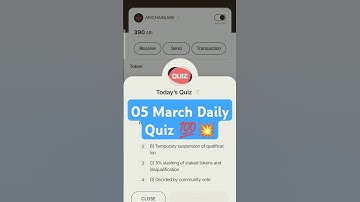 Ari Wallet Daily Quiz 05 March | Ari Wallet | Ari Wallet Today quiz #ariwallet #ariwalletquiz