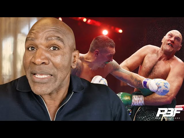 EVANDER HOLYFIELD EXPLAINS WHY TYSON FURY LOST TO OLEKSANDR USYK, BREAKS DOWN FIGHT class=