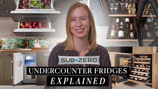 Sub Zero Wine Cooler and Undercounter Refrigerator Review | Which One is Right for You?