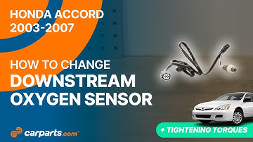 How to replace the Downstream Oxygen sensor 2003-2007 Honda Accord⚡