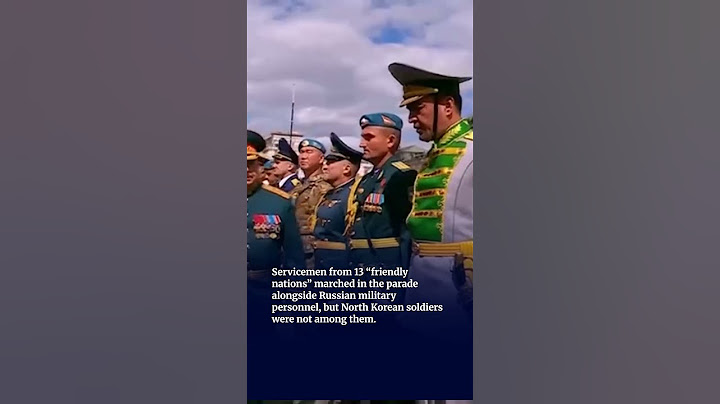 Putin Greets North Korean Officers After May 9 Military Parade