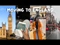 Moving to the uk alone   travel prep  vlog