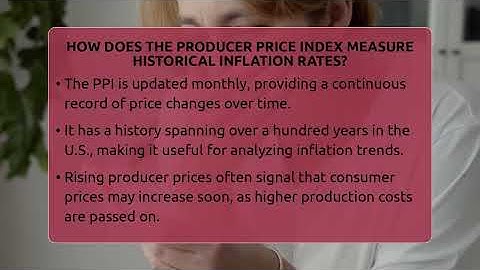 How Does The Producer Price Index Measure Historical Inflation Rates? - Inflation Insight Channel