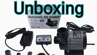 Jebaojecod Dcs-1200 Dc Water Pump 320Gph Unboxing