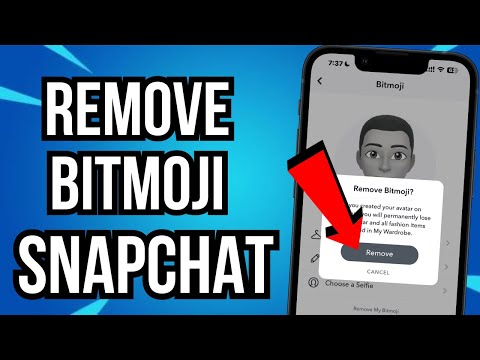 How To Remove Bitmoji From Snapchat