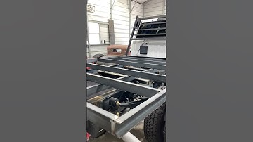 Cab and Chassis Dodge Ram 3500 Cummins Flatbed Build - Part 2 #cummins #welding #flatbed #truck