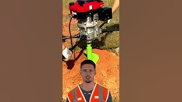 Efficiently Digging Holes with a Hole Digger Machine #fcnfm #machinery #digging #youtube