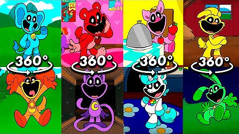 360º VR All Smiling Critters cardboard voicelines animated (Complete)