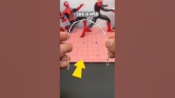 How to make Custom Spiderman Webs! #figures #tutorial #toys #spiderman