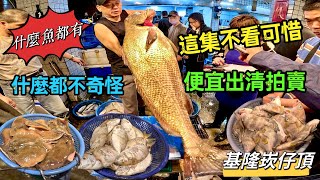 基隆崁仔頂～什麼魚都有、什麼都不奇怪～便宜出清拍賣（這集不看可惜）